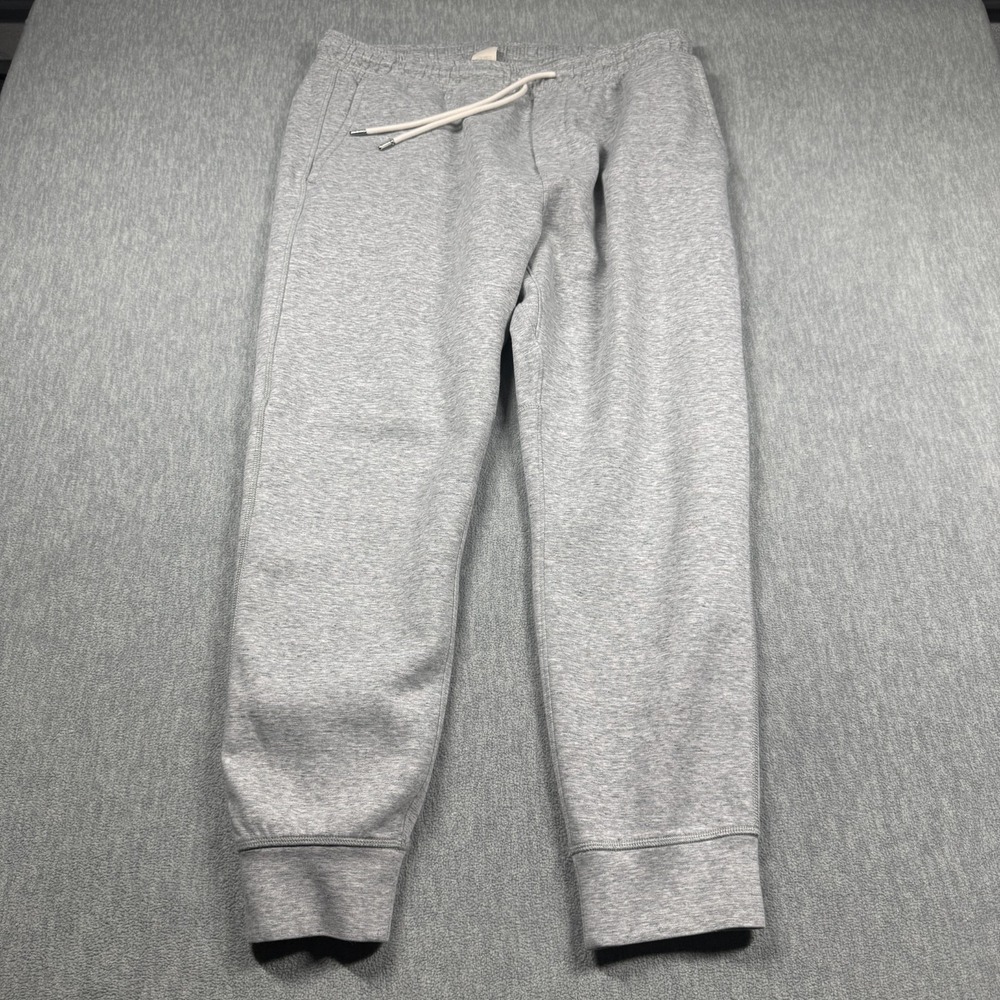American Eagle Sweatpants Mens XL Gray Fleece Joggers Drawstring Casual Lounge P